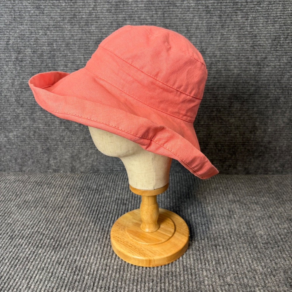 Scala Collezione Coral Wide Brim Sun Hat 100% Cotton Packable Adjustable OS - Picture 3 of 7